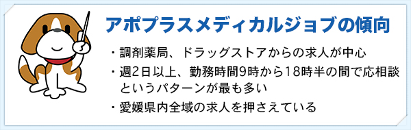 アポプラスメディカルジョブの傾向